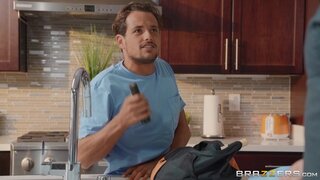 Mommy Got Boobs - Draining The Plumber's Cock - 10/01/2019