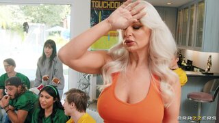 Mommy Got Boobs - Mom Throws A Football Party! - 11/11/2021