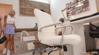 Hot And Mean - Sneaky Vibrator Leads To Salon Sex - 01/21/2022