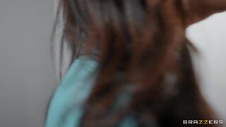 Brazzers Exxtra - Super-Hot Neighbor & Big Natural MILF Drain Perverted New Stepson - 02/17/2022