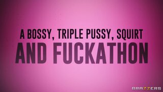 Hot And Mean - A Bossy, Triple Pussy, Squirt And Fuckathon - 03/25/2022