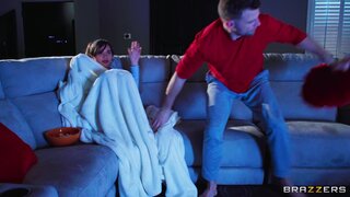 Brazzers Exxtra - Movie Night Slut Steals Cock - 04/24/2024