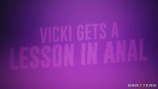 Brazzers Exxtra - Vicki Gets A Lesson In Anal - 04/16/2022