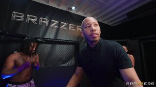 Brazzers Exxtra - Blowbang In The Cage! - 09/23/2024