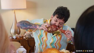 Brazzers Exxtra - Fuck Everything In Sight! A Brazzers Thanksgiving Story - 11/27/2025