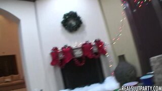 Real Slut Party - Welcoming Santa To Our House - 12/08/2009