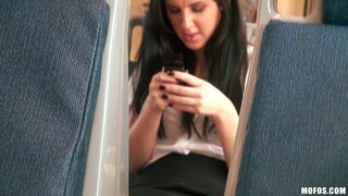 Pervs On Patrol - First She Rides The Train, Then My Cock - 08/02/2012