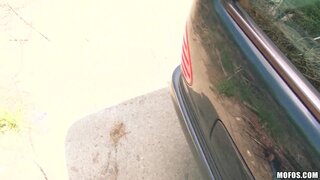 Stranded Teens - Stranded Teen Takes a Ride... On a Big Cock - 05/22/2014
