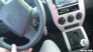 Stranded Teens - Blonde Cutie Fucks a Complete Stranger In His Car - 05/29/2014