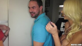 Real Slut Party - Two Teens Have a Blowjob Contest - 07/05/2014