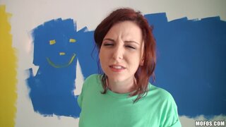 Lets Try Anal - Redhead Tits Painting Nude - 07/25/2014