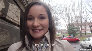 Public Pickups - Big Tits Bartender Public Flash - 08/10/2014