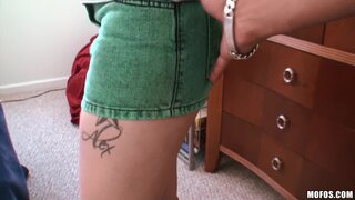 Lets Try Anal - Tattooed GF Tries Butt Sex - 08/13/2014