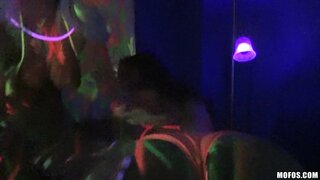 Real Slut Party - Blacklight Foursome - 09/11/2014