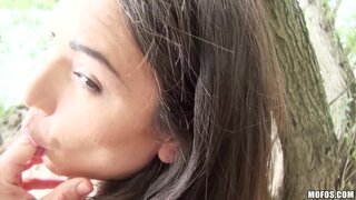 Lets Try Anal - GF Anally Fucked in Public - 10/23/2014