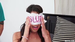 Real Slut Party - Blindfolded Babes Show Oral Skills - 04/24/2015