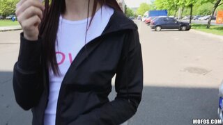 Public Pickups - Euro Tease Licks Cock - 07/22/2015