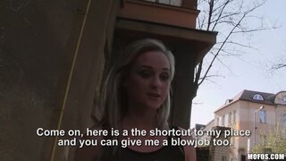 Public Pickups - Czech Hottie Sits on a Dick - 08/23/2015