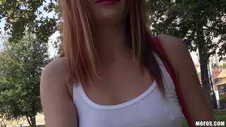 Public Pickups - Feisty Euro Chick On All Fours - 11/22/2015