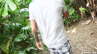 Pervs On Patrol - Yoga Brunette's Forest Fuck - 12/17/2015