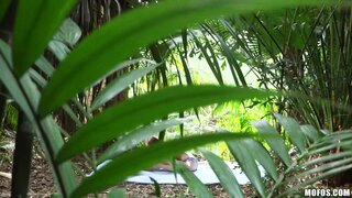 Pervs On Patrol - Yoga Brunette's Forest Fuck - 12/17/2015