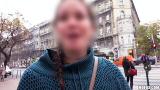 Public Pickups - Spanish Student's Real Big Boobs - 01/04/2016