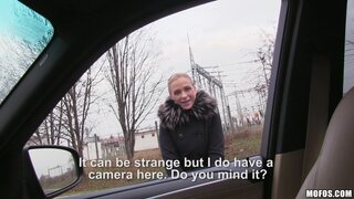 Stranded Teens - Fit Hitchhiker in Nude Stockings - 02/27/2016