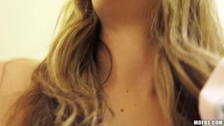 Pervs On Patrol - Two Sexy Brunettes Share a Cock - 03/17/2016