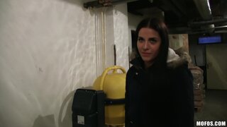 Public Pickups - Euro Chick Flashes Ass for Cash - 04/15/2016
