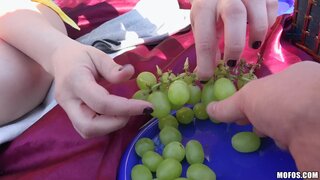 Latina Sex Tapes - Braless Picnic With Busty Chick - 05/19/2016