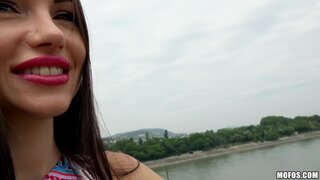 Public Pickups - Russian Brunette Fucks Outdoors - 06/17/2016