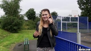 Public Pickups - Misha Cross Gets a Massive Facial - 08/11/2016
