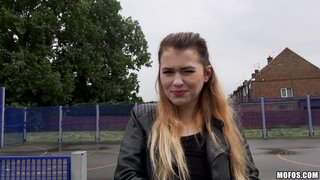 Public Pickups - Misha Cross Gets a Massive Facial - 08/11/2016