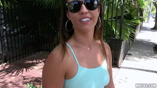 Public Pickups - Glamorous PAWG Fucks Camera Guy - 04/26/2017