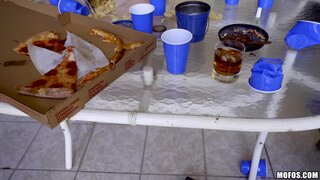 Latina Sex Tapes - Loud Neighbor Apologizes With Pussy - 10/14/2017
