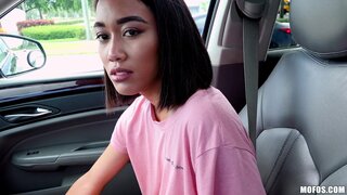 Stranded Teens - Horny Asian Turned on by Big Cock - 11/01/2017