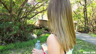 Public Pickups - Blonde Rides Dick In Public Park - 01/06/2018