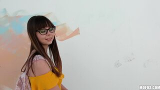 Public Pickups - Nerdy Cutie Straddles Huge Cock - 04/19/2018