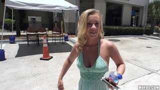 Public Pickups - Cute Student Sucks Cock in Public - 06/29/2020