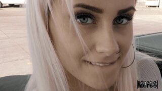 Stranded Teens - Busty Blonde Hitches Ride on a Big Dick - 06/03/2022
