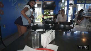 Let's Post It - The Café Waitress gets Creampied - 11/17/2022