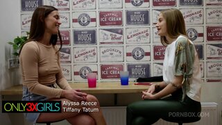 Only3X Girls - Alyssa Reece fingered to orgasm by Tiffany Tatum + interview - 03/09/2023