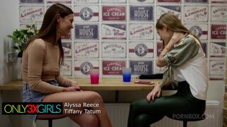 Only3X Girls - Alyssa Reece fingered to orgasm by Tiffany Tatum + interview - 03/09/2023