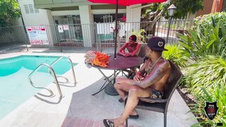 Rome Major - Sexy Pale Ireland Rose Seduces Rome Major & Musa By The Pool! - 06/21/2024