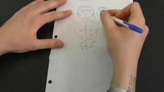 Big Tits at School - Doodling the Teacher - 02/24/2009