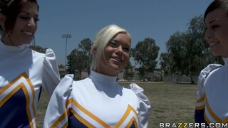 Big Tits In Sports - Cheerleader Distraction - 07/17/2009