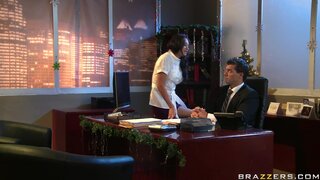 Big Tits at Work - You Have To Eat My Pussy On Christmas Eve - 12/23/2010