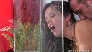 Milfs Like it Big - Hot Milf Fucks Young Guy in the Shower - 02/16/2011