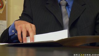 Big Tits at Work - Suckretary - 08/18/2011