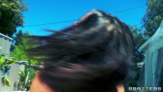 Big Wet Butts - Double Anal Poolside - 09/07/2012